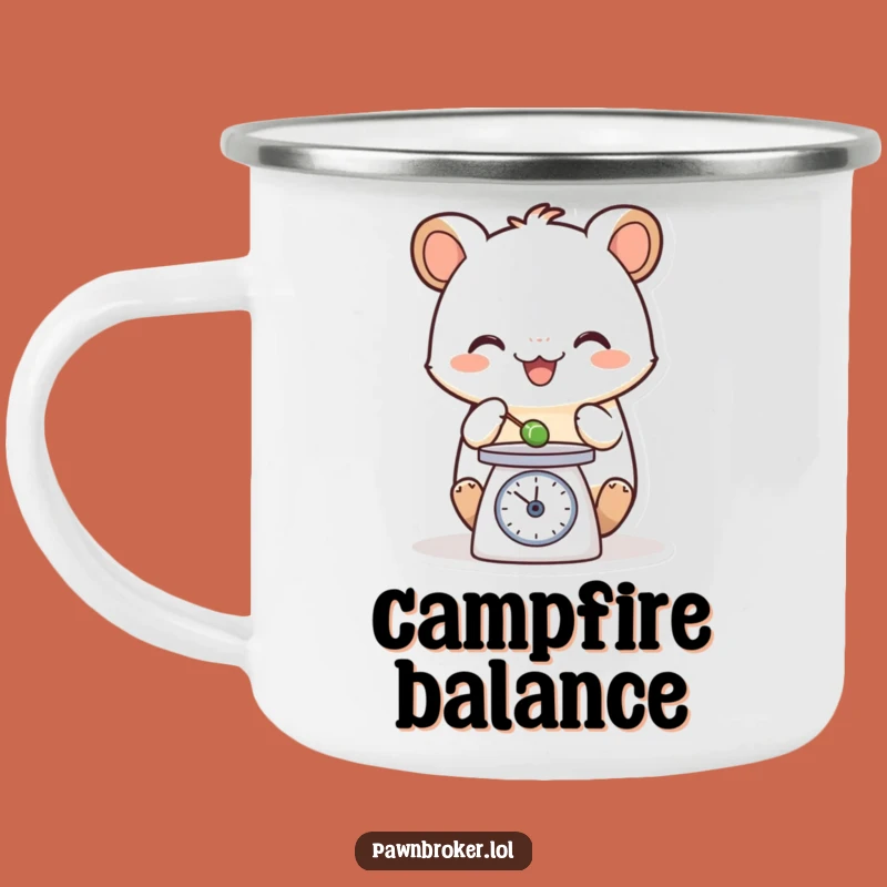 Funny Creature Scale Camping Mug - Weigh Your Options Outdoors