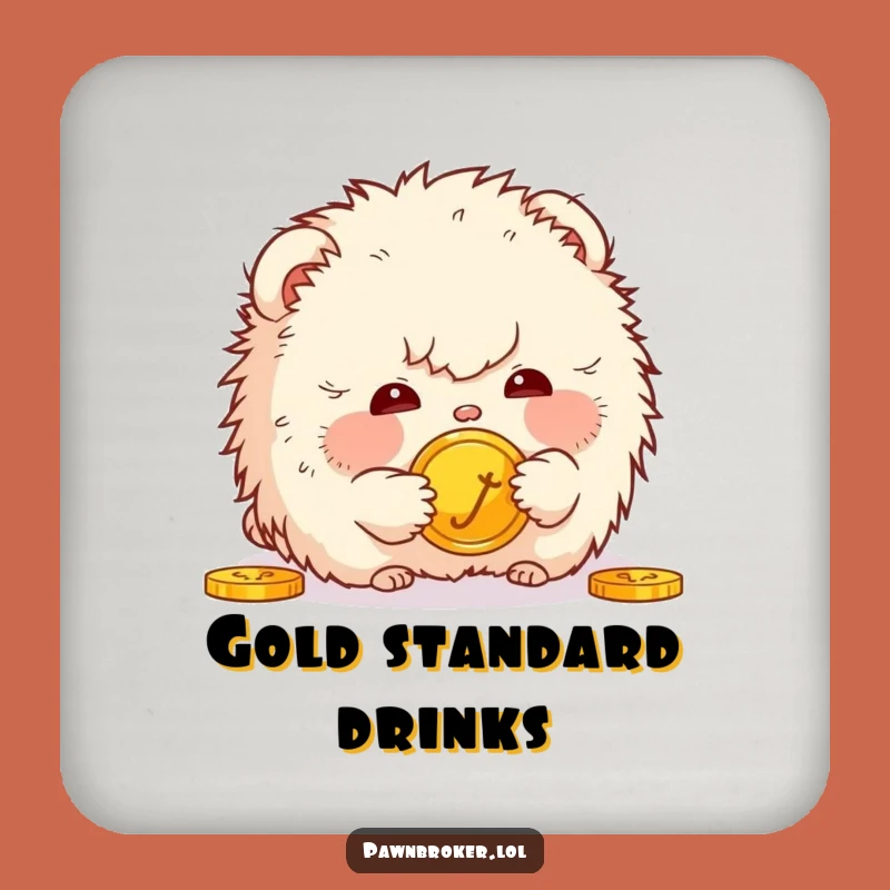 Funny Creature Coin Coasters - Protect Tables with Curious Humor