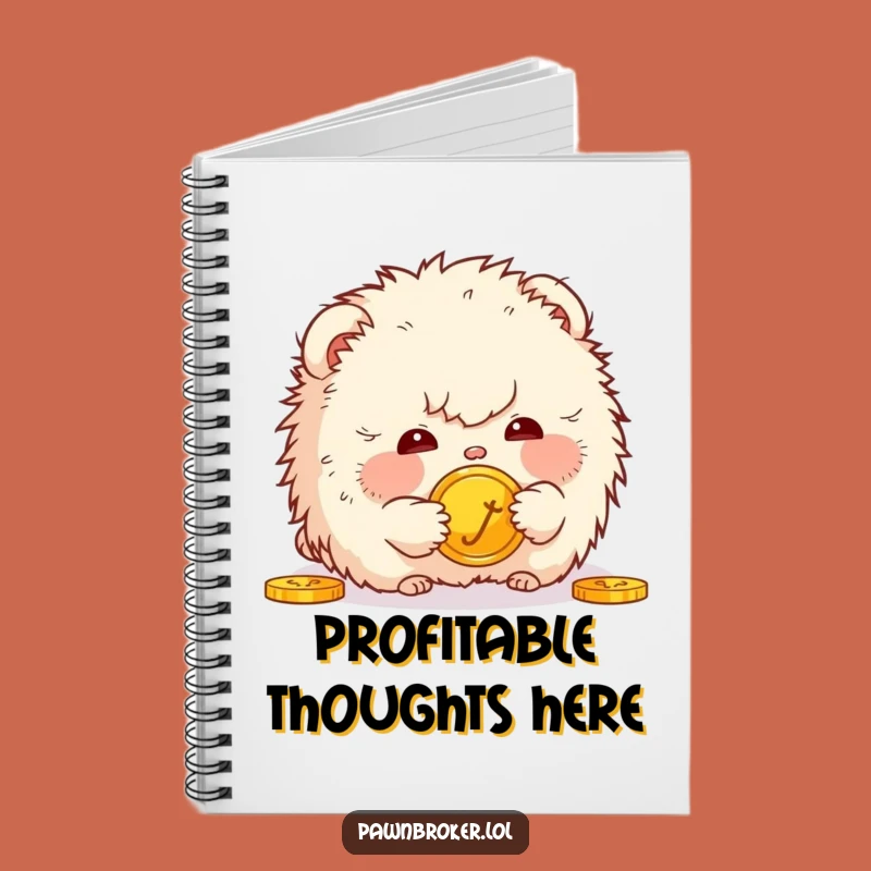 Funny Creature Coin Notebook - Jot Down Your Valuable Thoughts